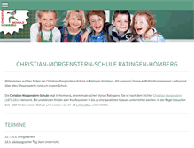 Tablet Screenshot of christian-morgenstern-schule-ratingen.de